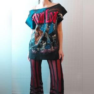 VINTAGE 90s Meat Loaf Tee XL